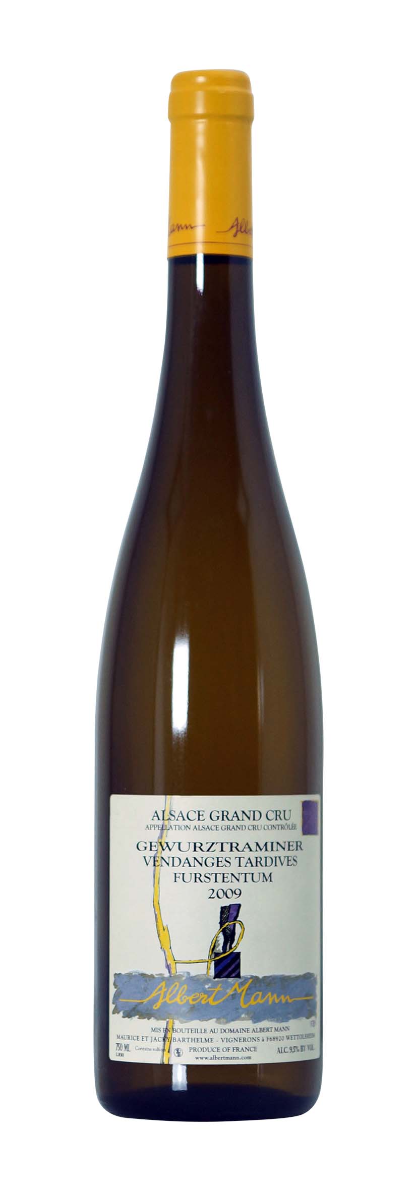 Alsace Grand Cru AOC Furstentum Gewürztraminer V. T. 2009