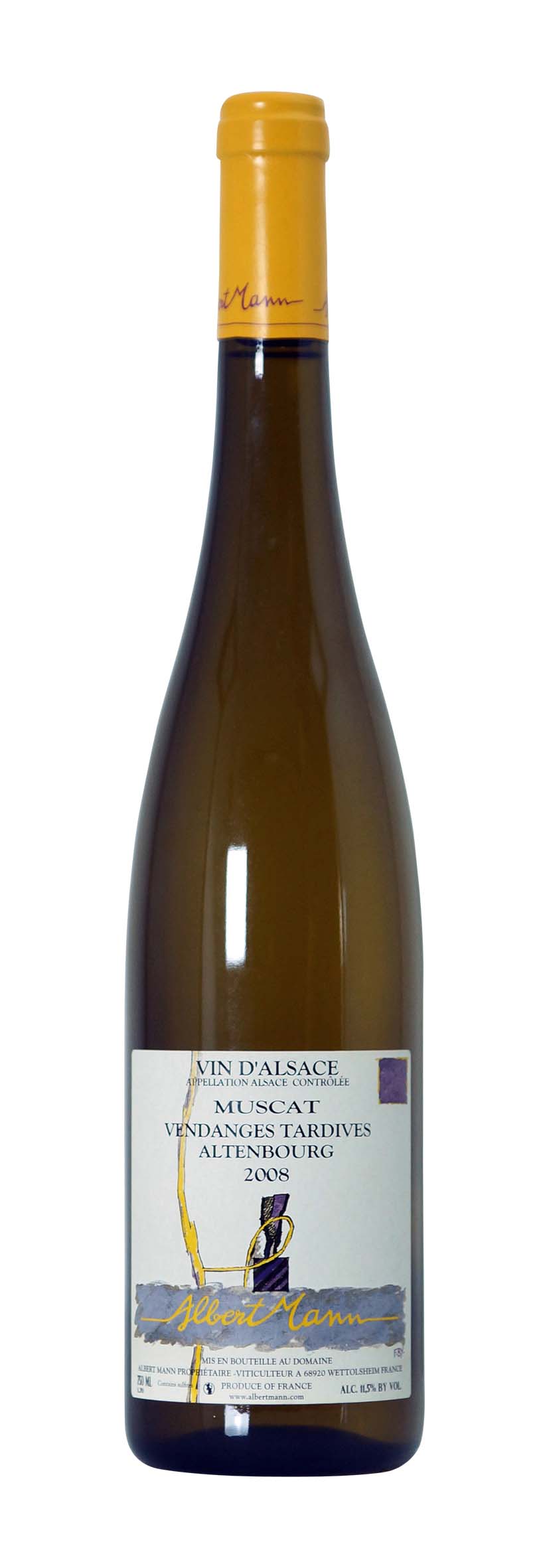 Alsace AOC Muscat Vendanges Tardives Altenbourg 2008