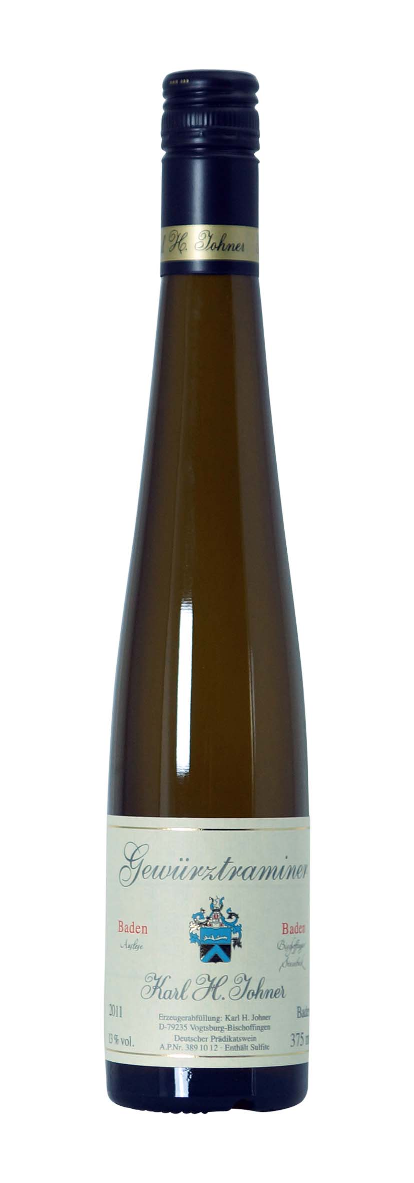 Bischoffinger Steinbach Gewürztraminer Auslese (0,375 l) 2011