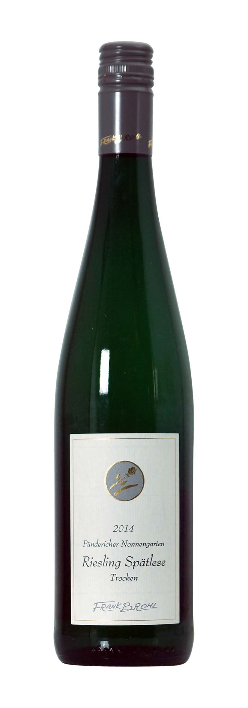 Pündericher Nonnengarten Riesling Spätlese trocken 2014