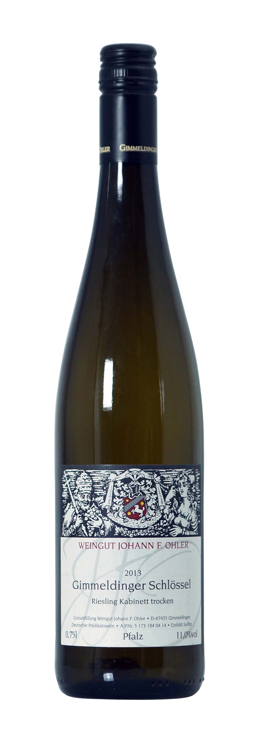 Gimmeldinger Schlössel Riesling trocken 2013