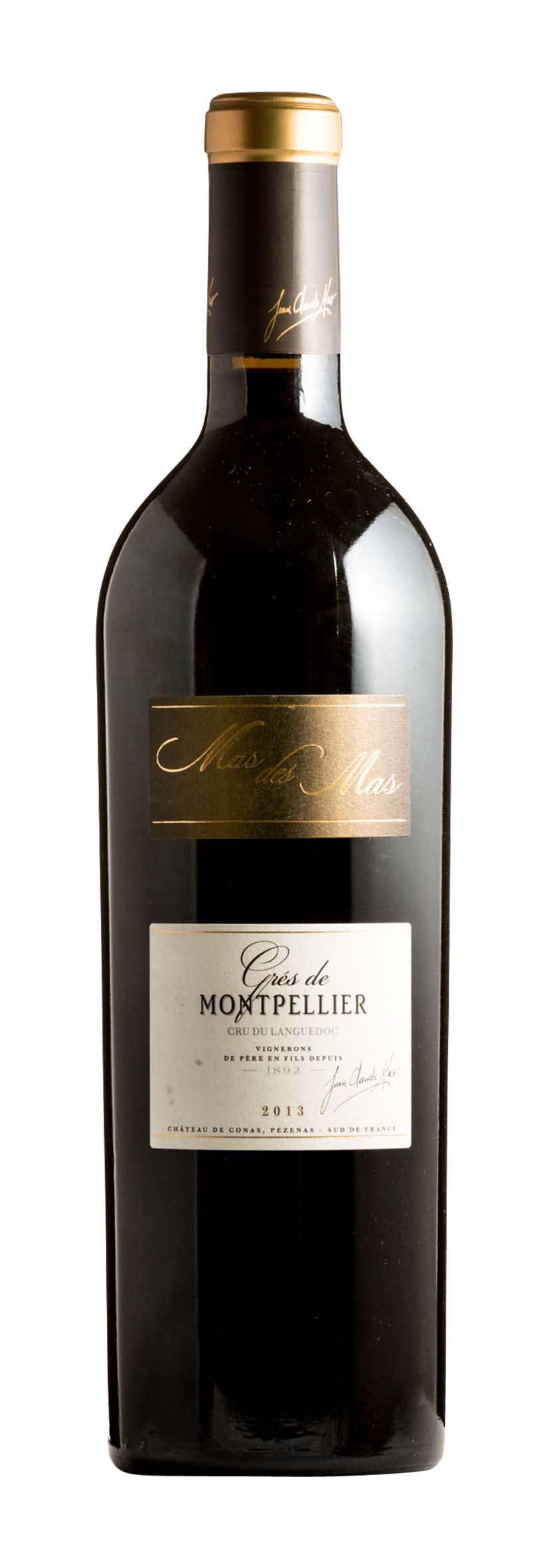 Coteaux du Languedoc AOC Grès de Montpellier Mas des Mas 2013