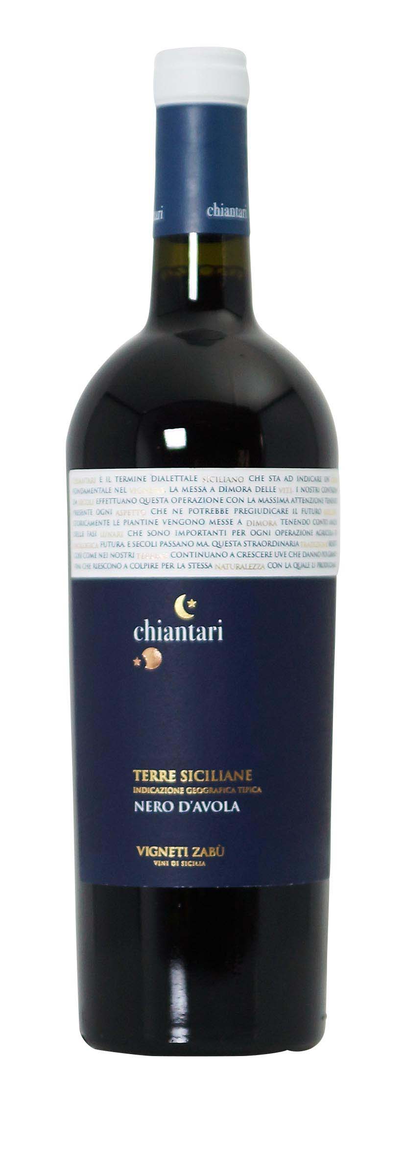 Terre Siciliane IGT Chiantari Vigneti Zabù 2014