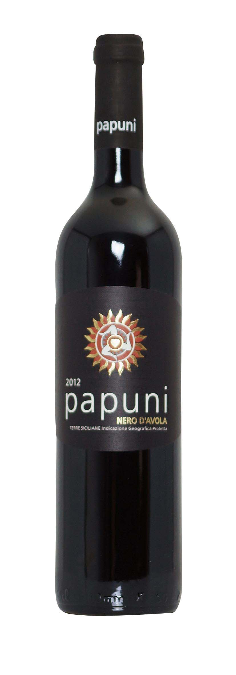 Terre Siciliane IGP Papuni Nero d'Avola 2012