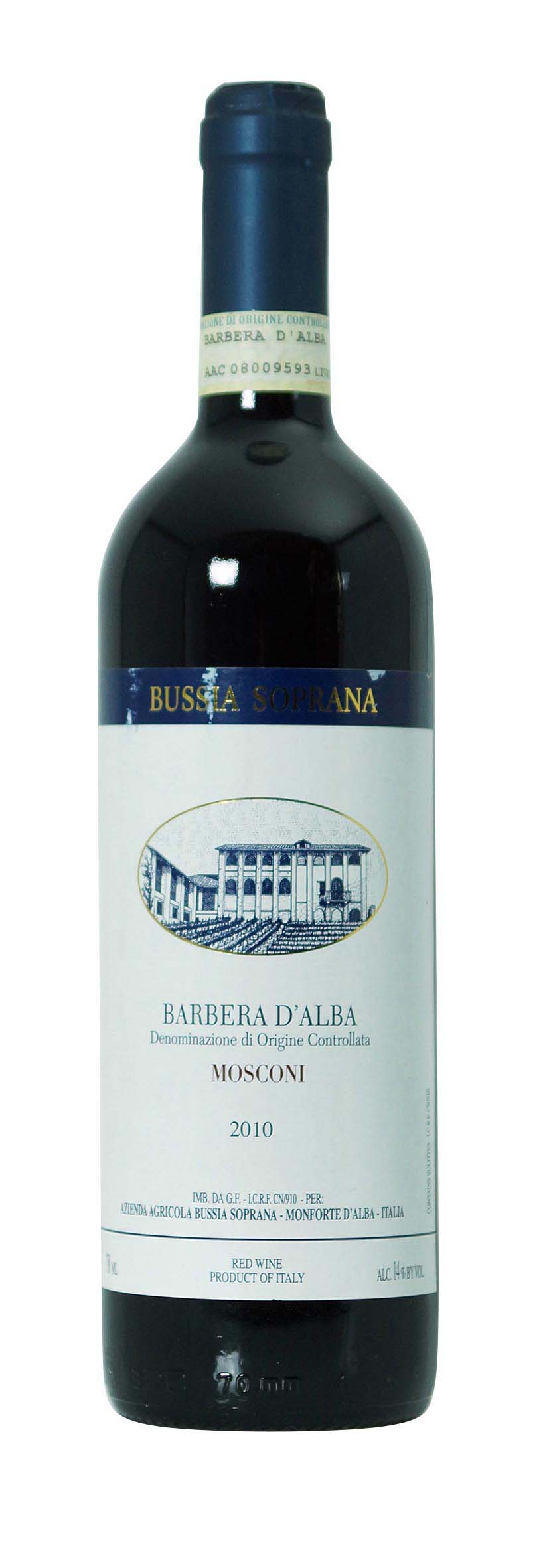 Barbera d'Alba DOC Mosconi 2010