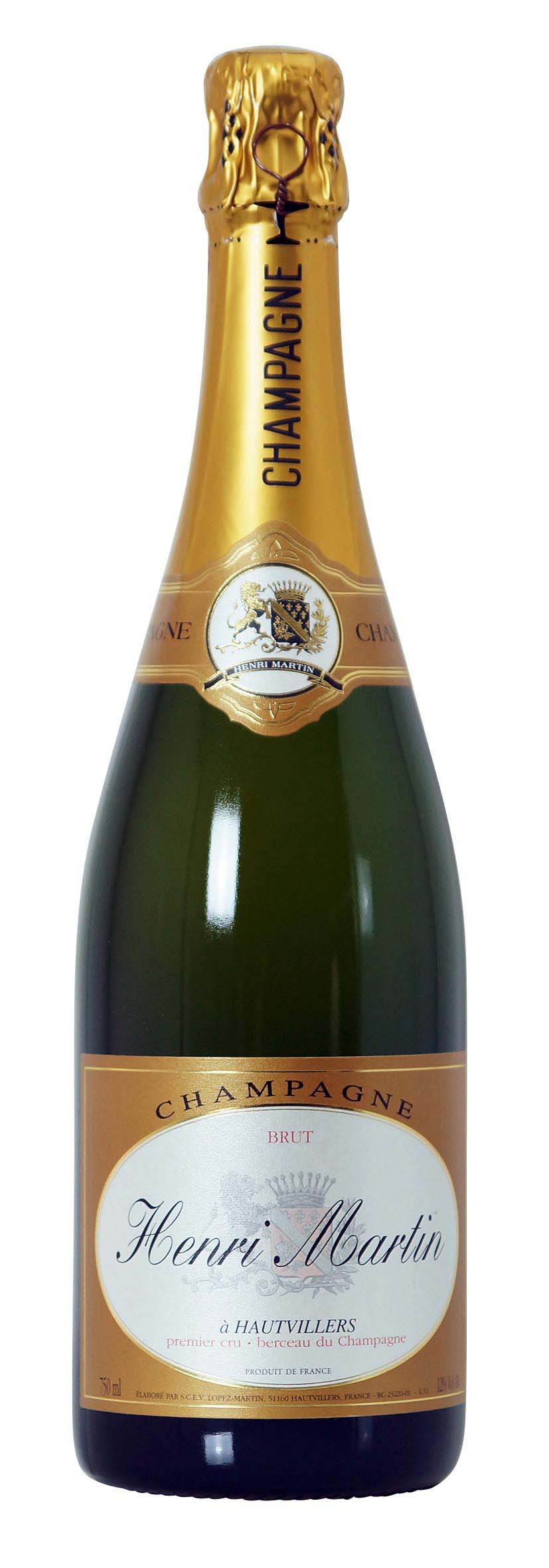 Champagne AOC Premier Cru Cuvée Henri Martin Brut 0