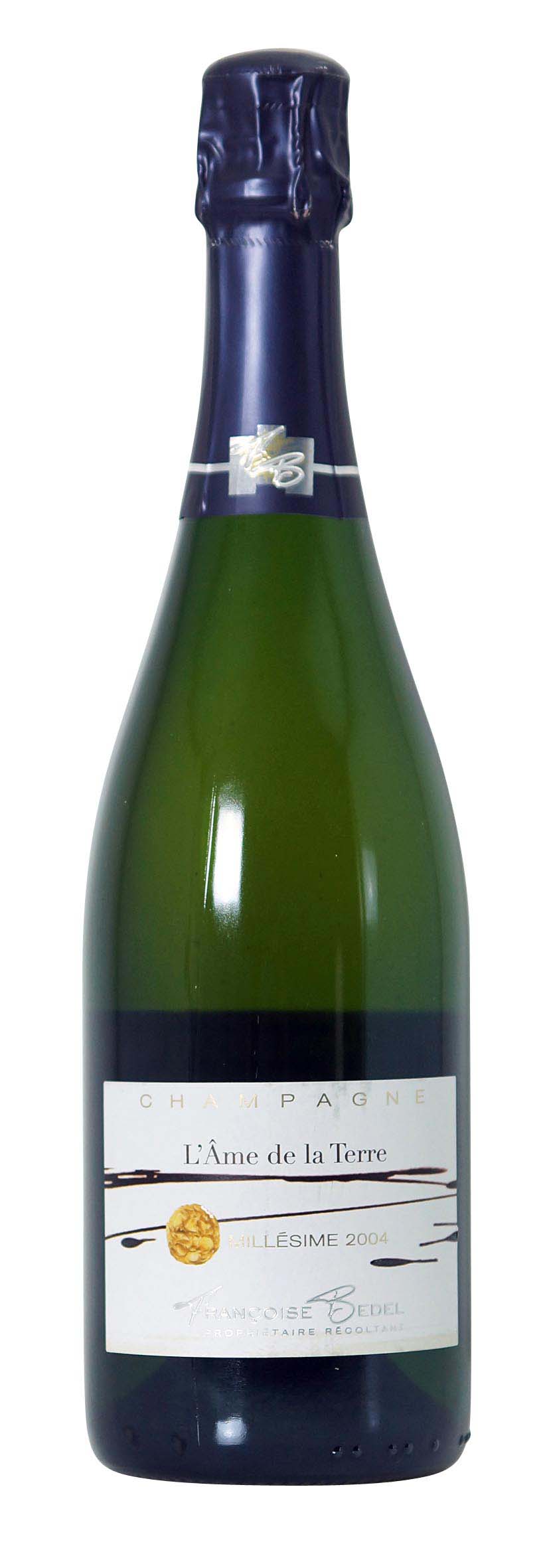 Champagne AOC L'Âme de la Terre brut Millésime 2004