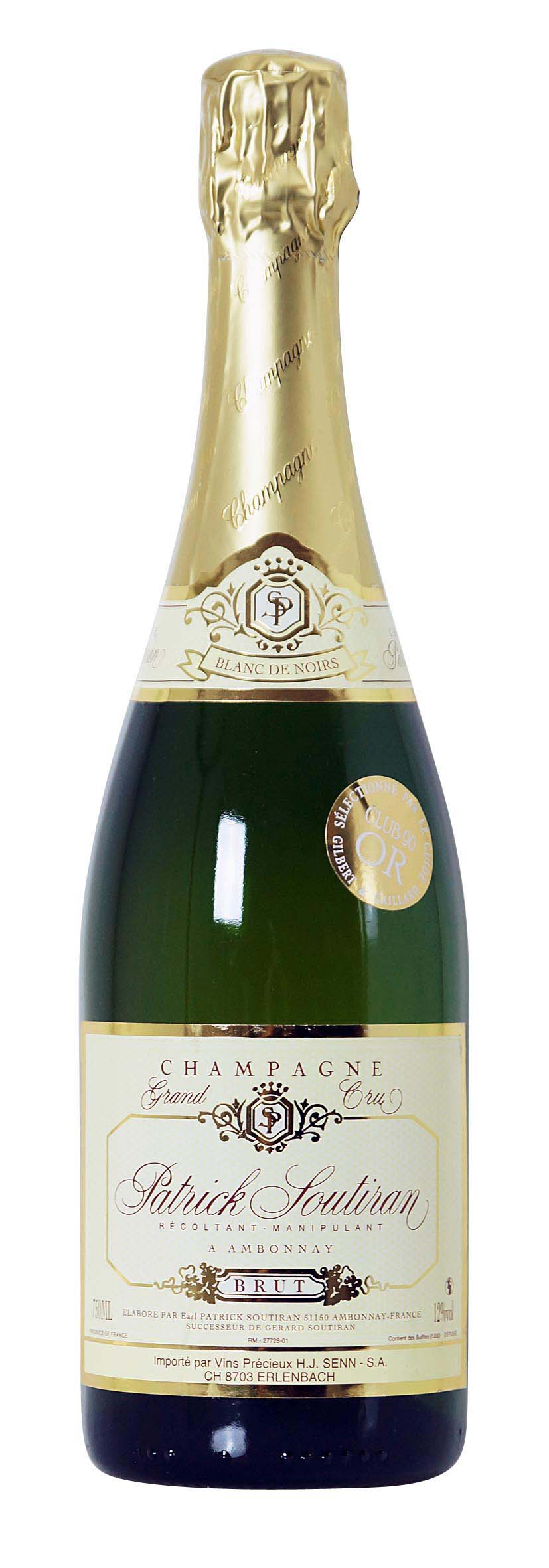 Champagne AOC Grand Cru Blanc de Noirs Brut 0