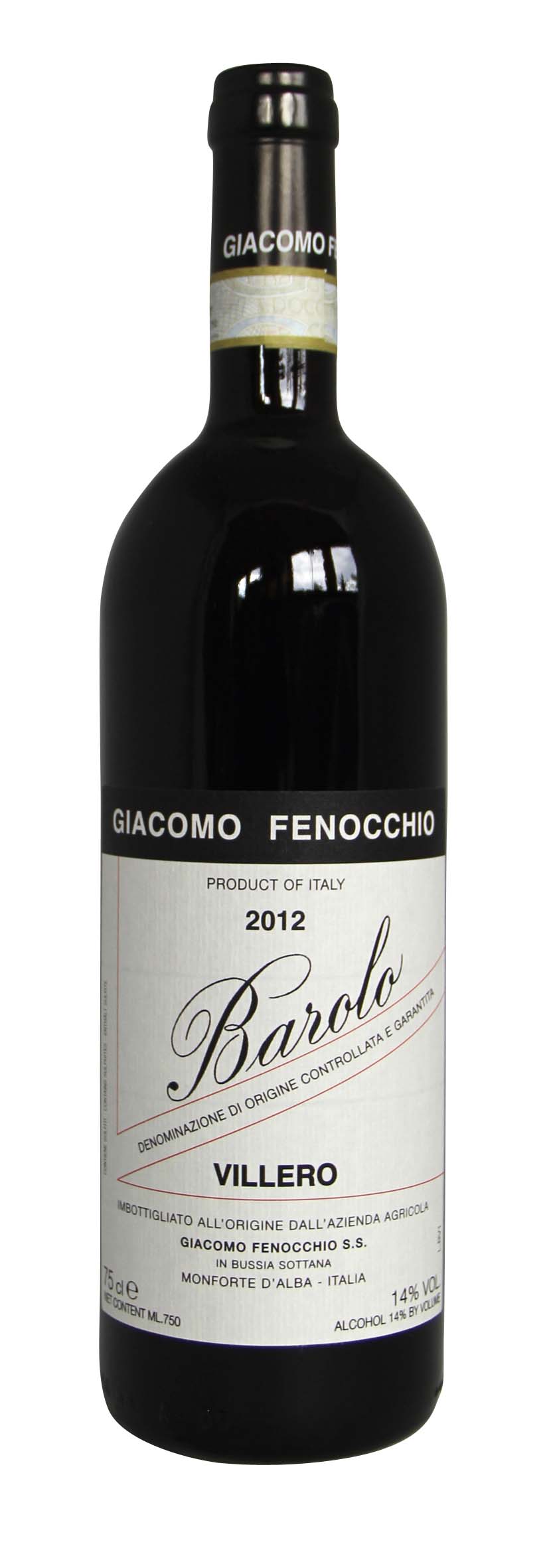 Barolo DOCG Villero 2012