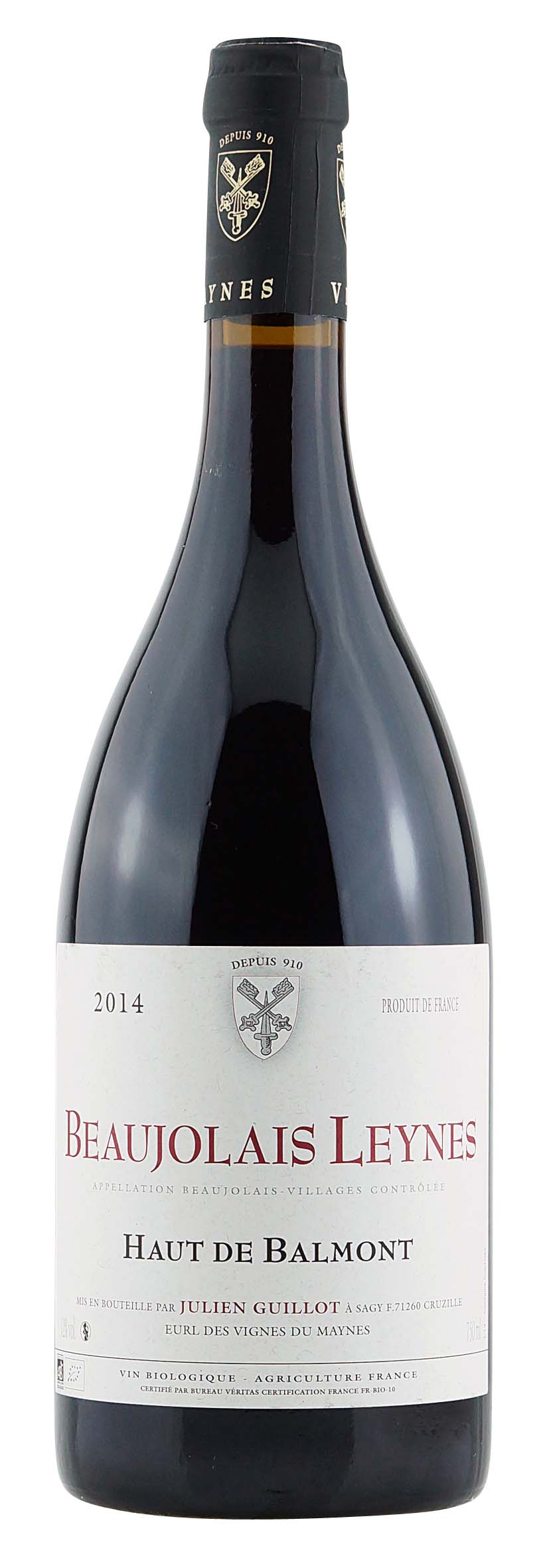 Beaujolais Villages AOC Leynes Haut de Balmont 2014