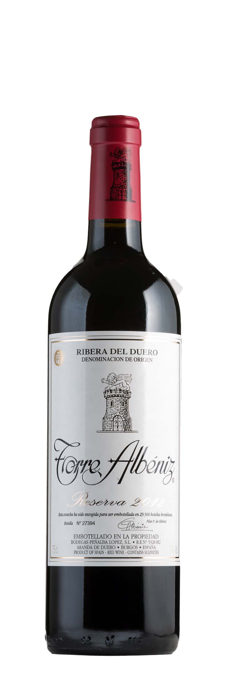 Ribera del Duero DO Torre Albéniz Reserva 2012