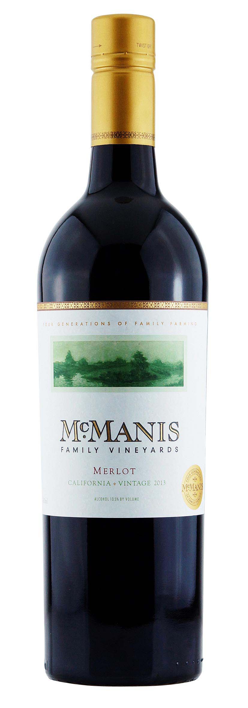 Merlot California McManis Family Vineyards 2013