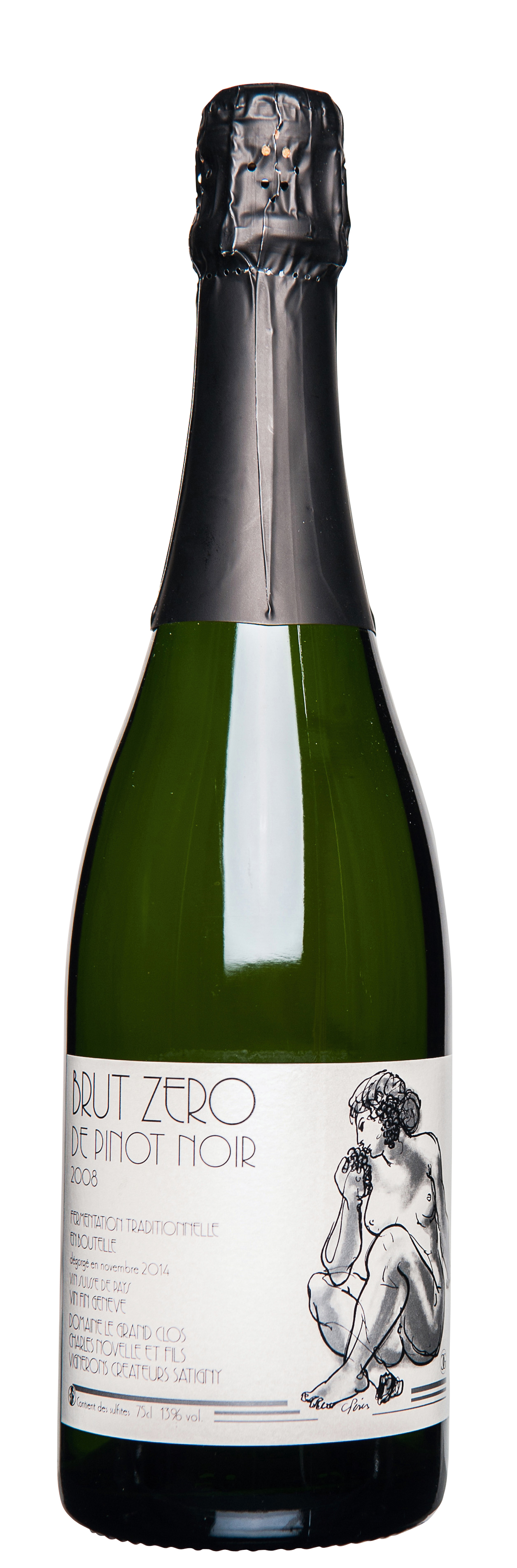 Brut zéro de Pinot Noir 2008