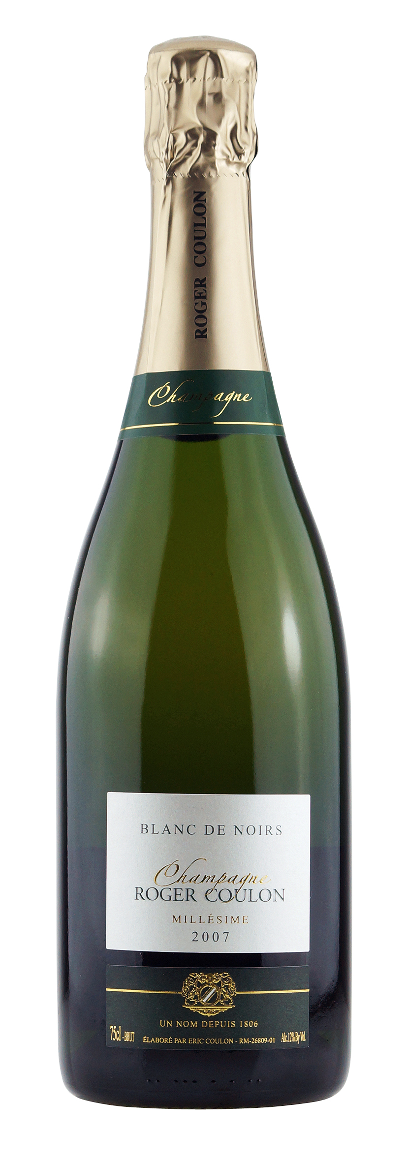 Champagne AOC Premier Cru Blanc de Noirs Millésime 2007