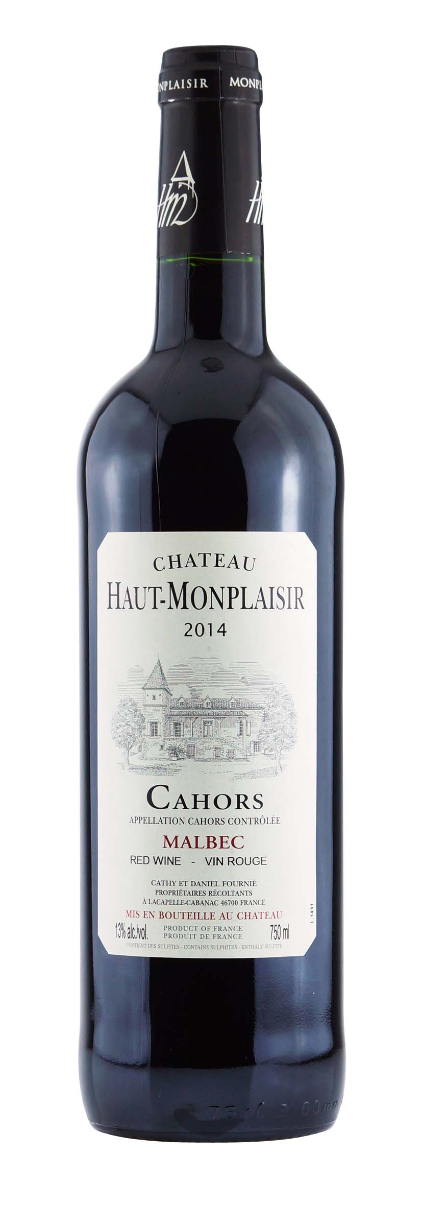 Cahors AOC Haut-Monplaisir Cahors 2014