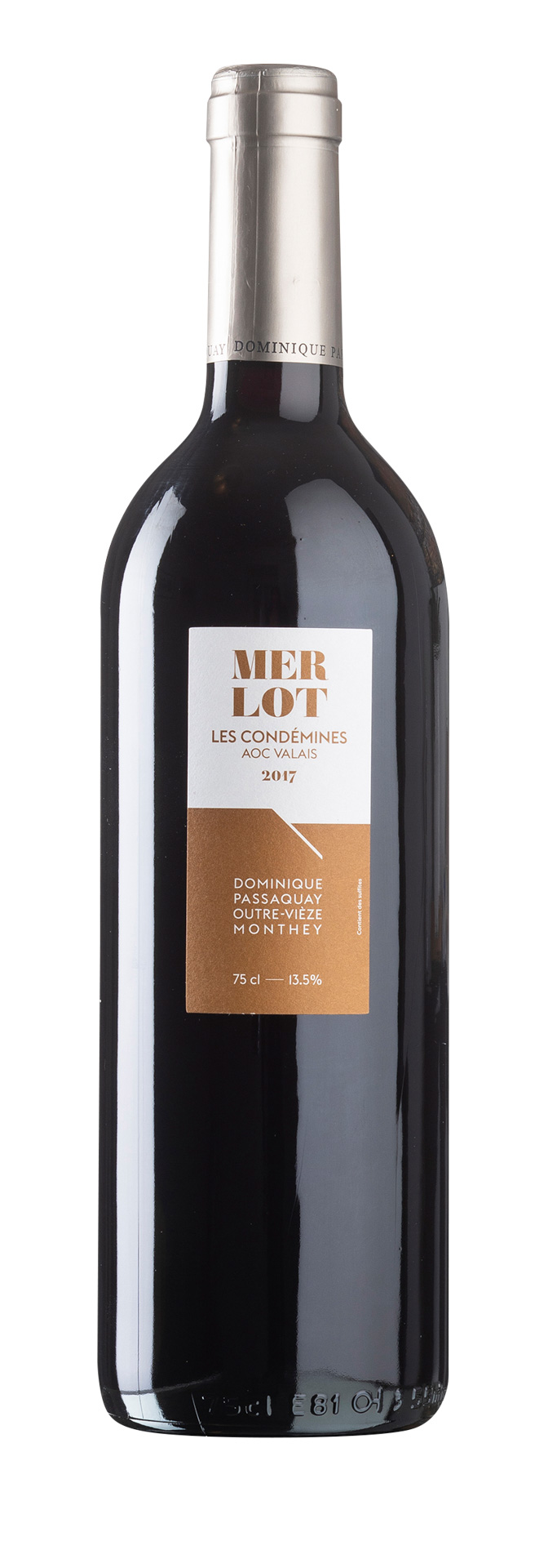 Valais AOC Merlot les condémines 2017