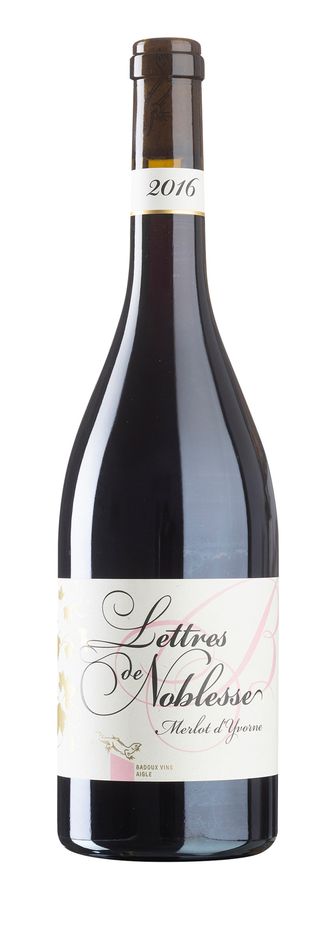 Chablais AOC Merlot d'Yvorne Lettres de Noblesse 2016