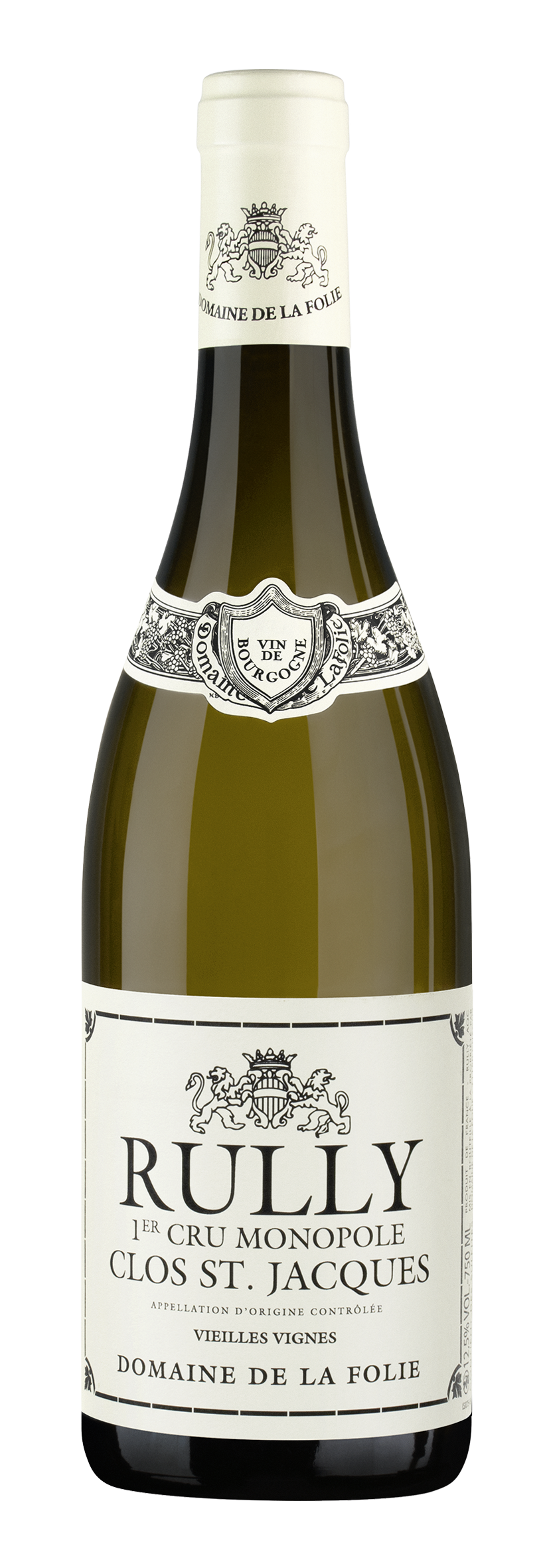 Rully AOC Clos St Jacques 1er Cru Monopole Vieilles Vignes 2018