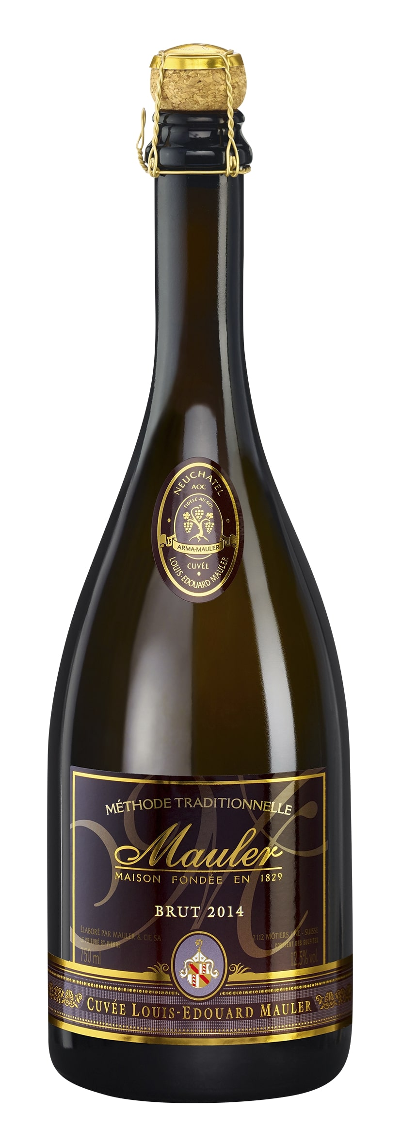 Neuchâtel AOC Cuvée Louis-Edouard Mauler Brut 2014