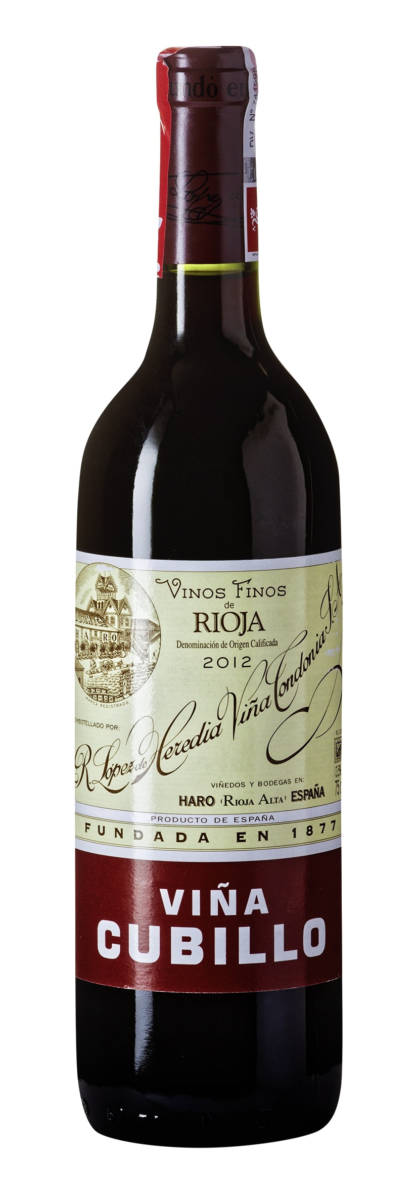 Rioja DOCa Crianza Viña Cubillo 2012