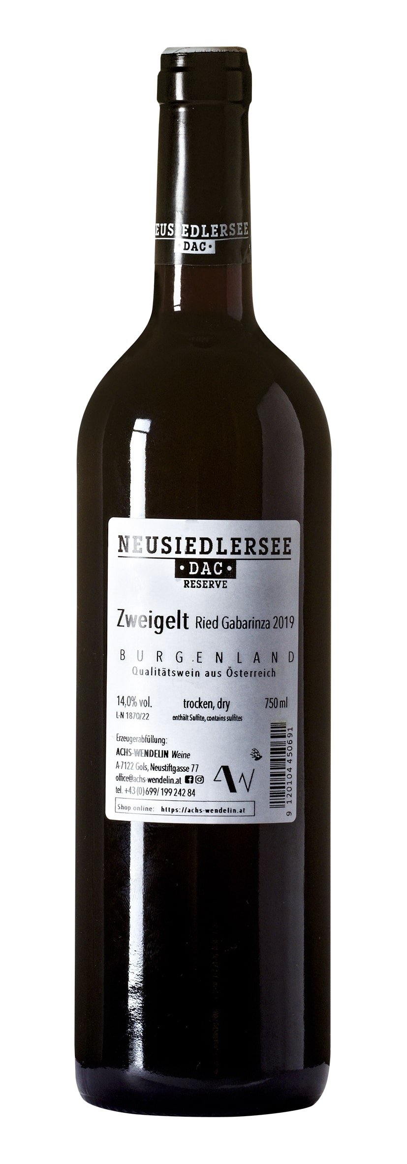 Neusiedlersee DAC Ried Gabarinza Zweigel Reserve 2019