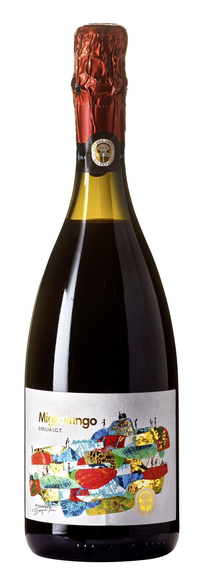 Lambrusco Dell´Emilia IGT Frizzante Secco Migliolungo 0