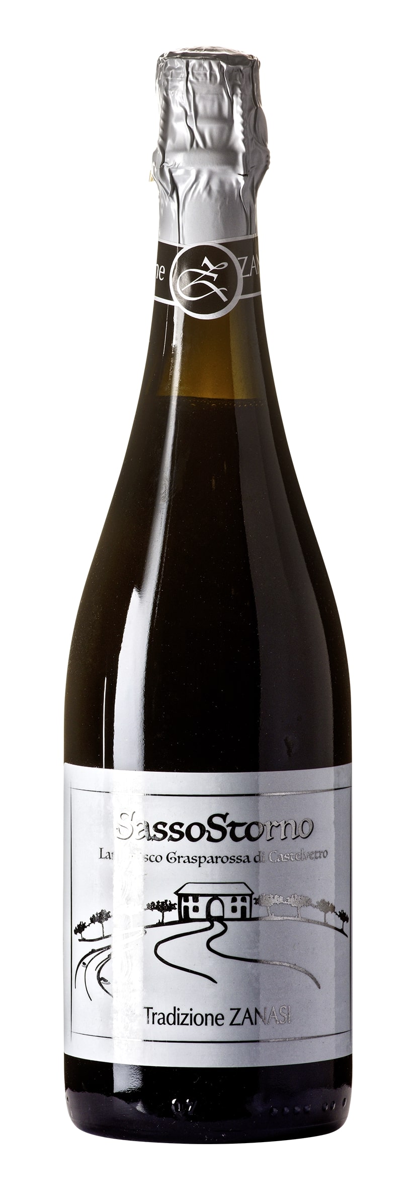 Lambrusco Grasparossa di Castelvetro DOC Frizzante Secco Sasso Strorno 0