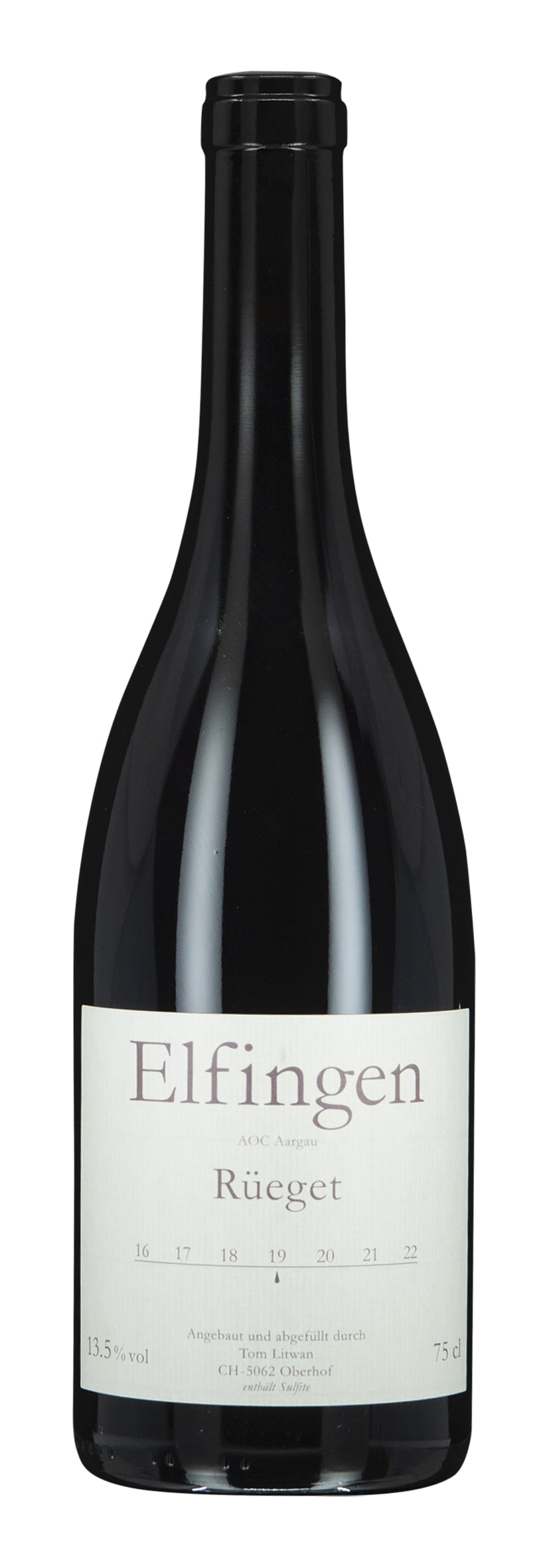 Aargau AOC Elfingen Pinot Noir Rüeget 2019