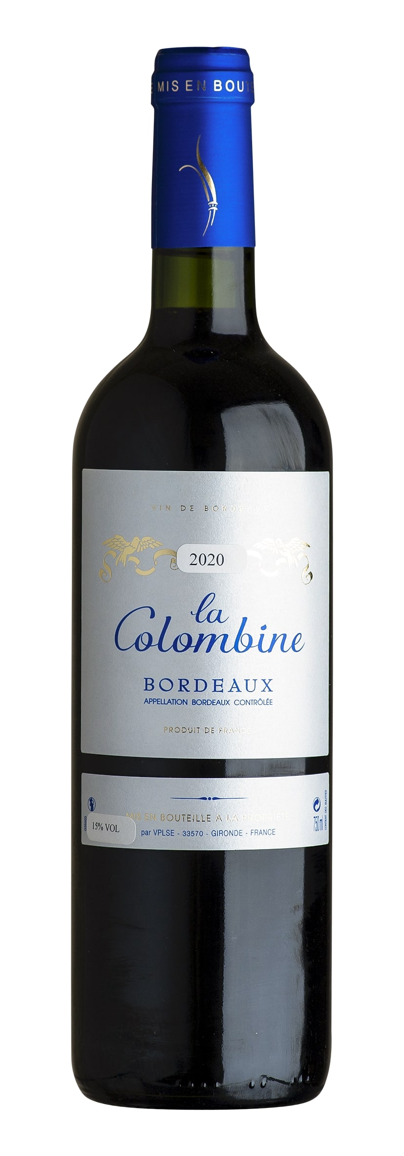 Bordeaux rouge AOC La Colombine 2020