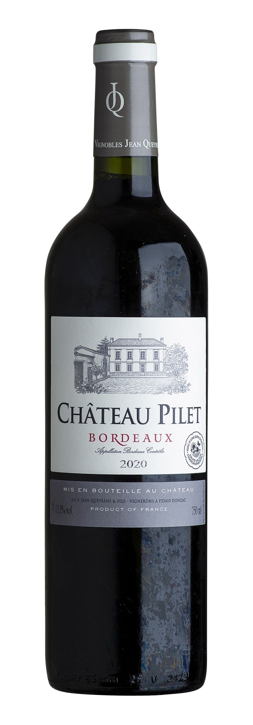 Bordeaux rouge AOC Château Pilet 2020