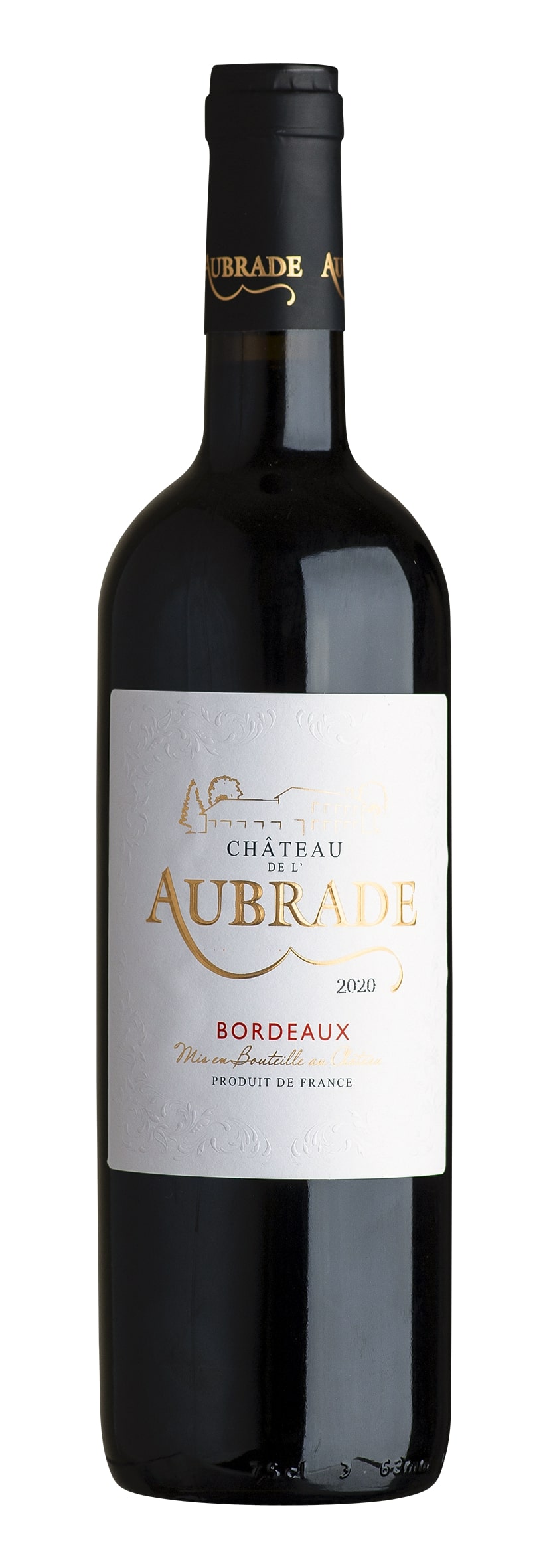 Bordeaux rouge AOC Château de l'Aubrade 2020