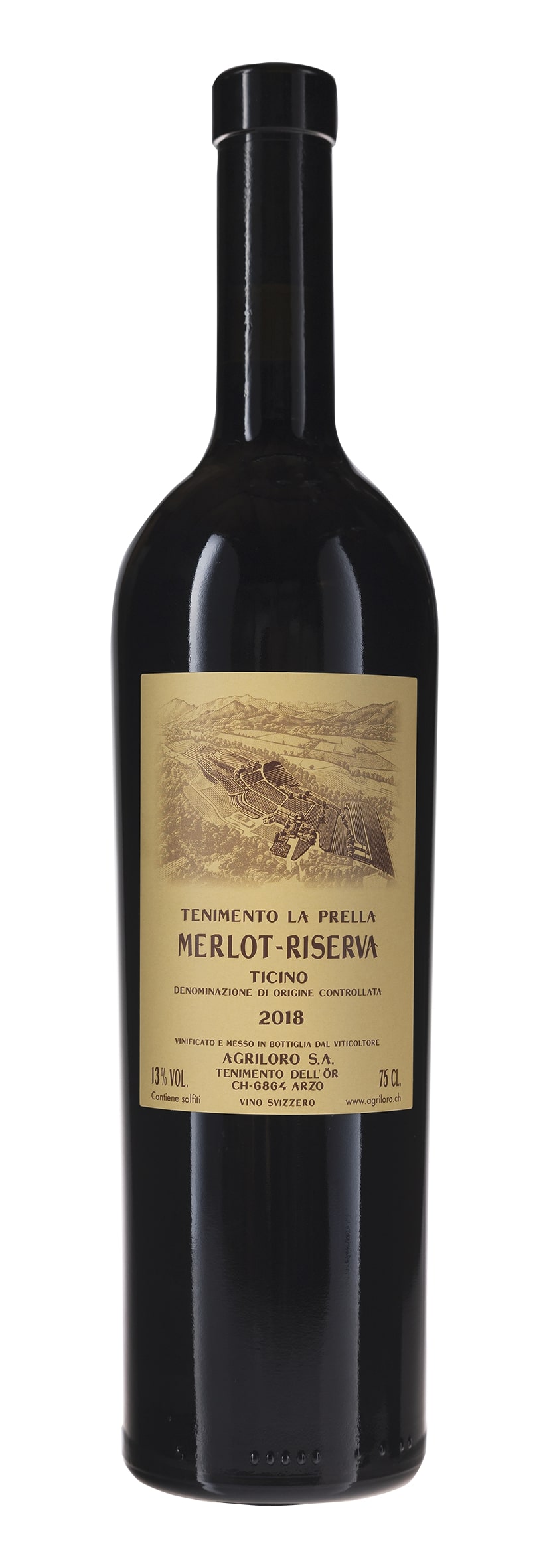 Ticino DOC Tenimento La Prella Merlot Riserva 2018