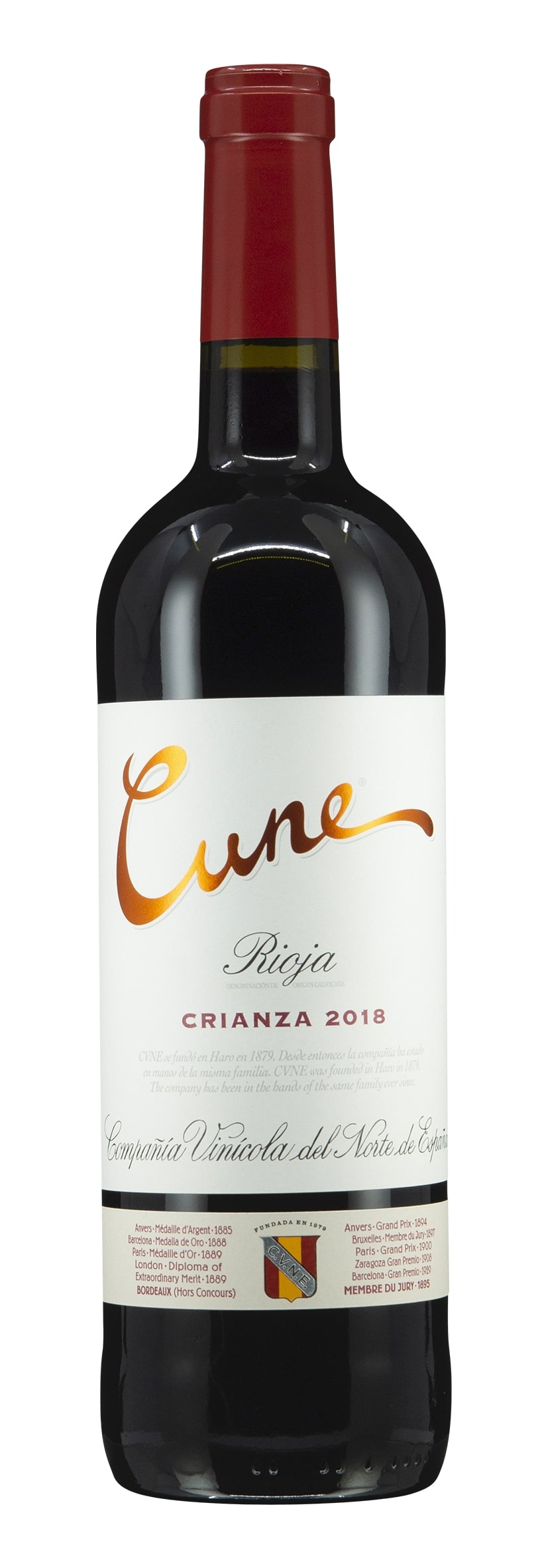 Rioja DO Crianza Cune 2018