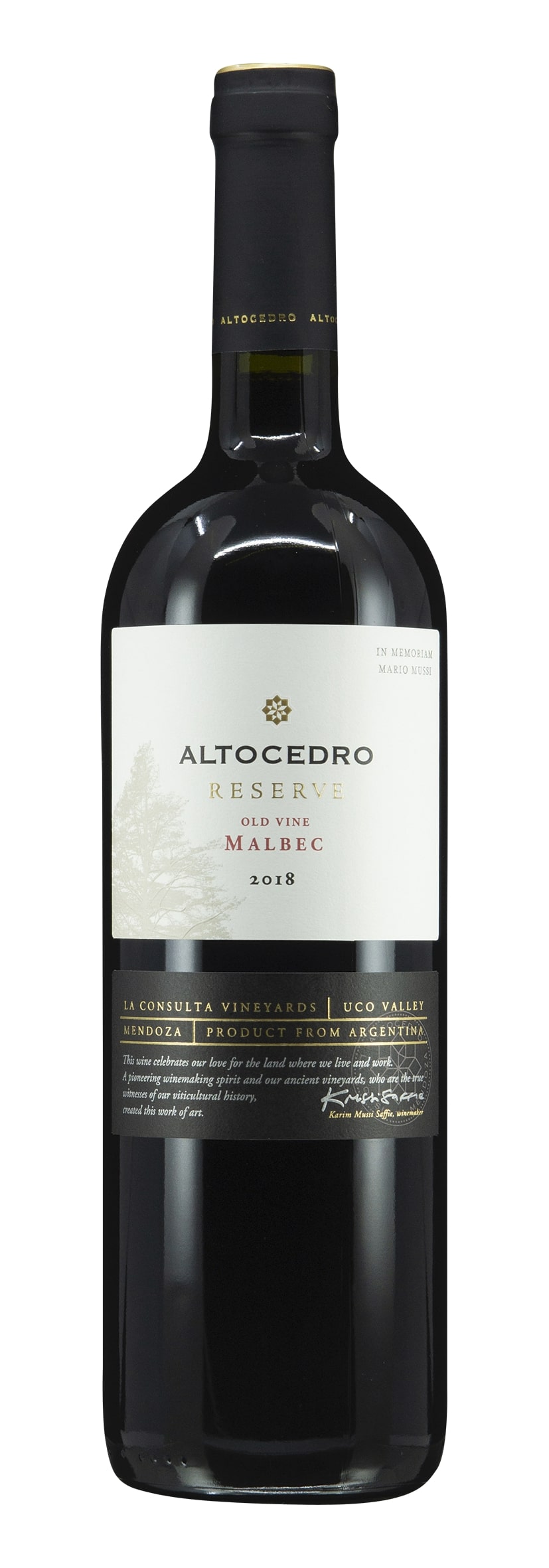 Uco Valley Malbec Reserve Old Vine 2018