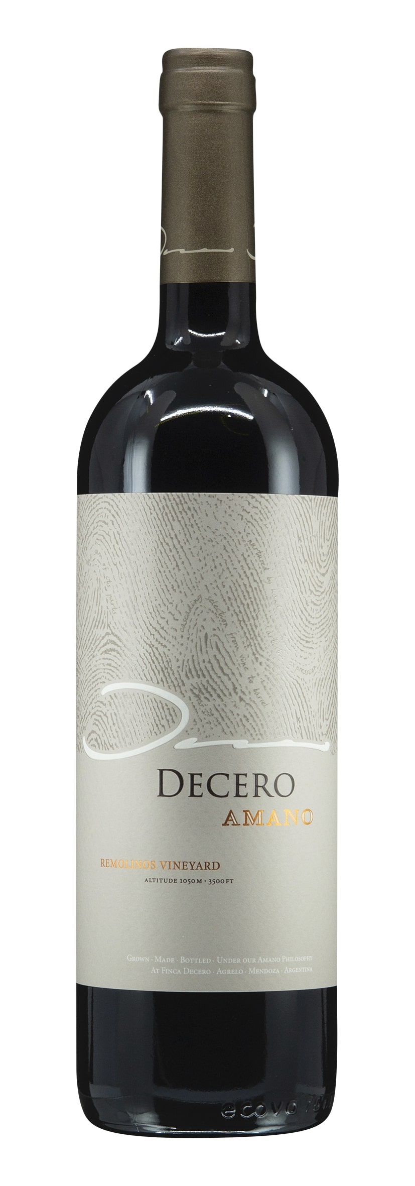 Mendoza Remolinos Vineyard Decero Amano 2016