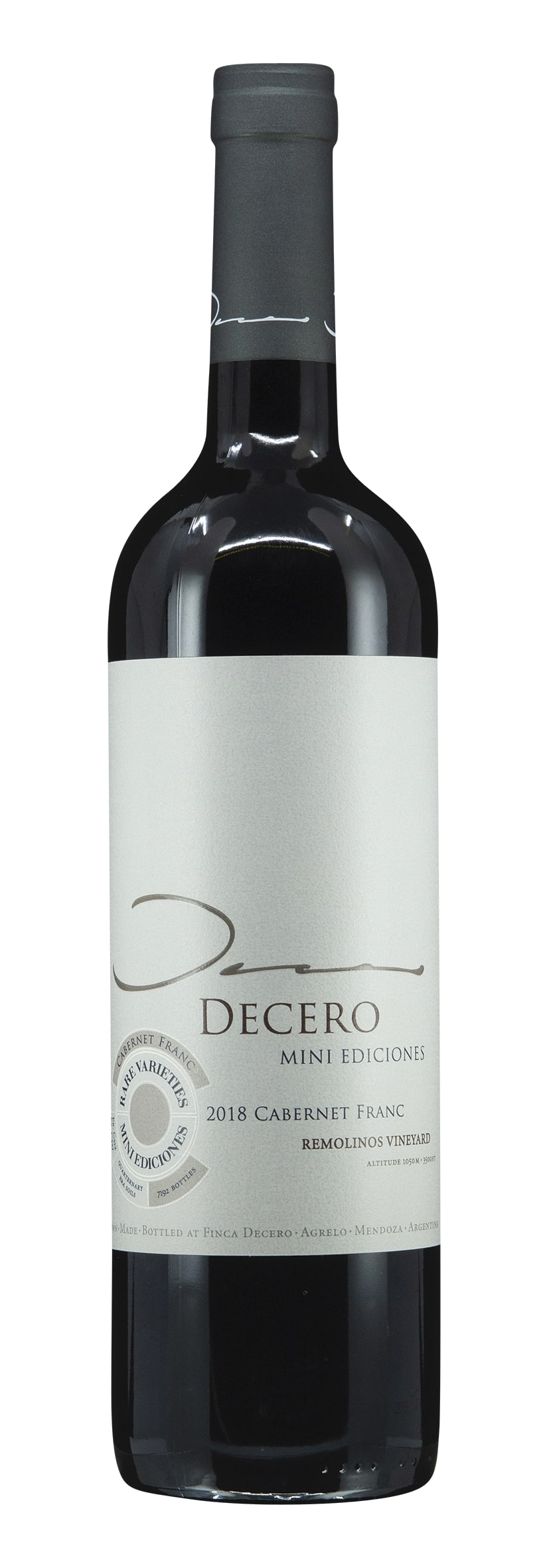 Mendoza Cabernet Franc Decero Mini Ediciones 2019