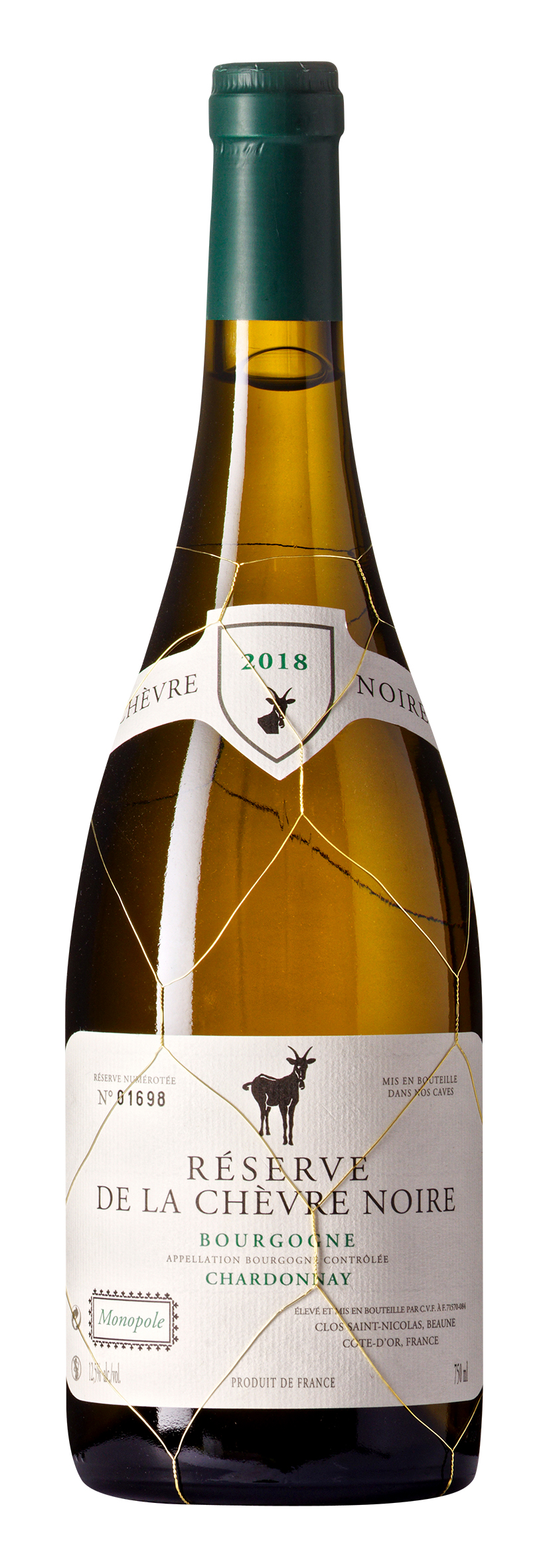 Bourgogne AOC Chardonnay Réserve de la Chèvre Noire 2018