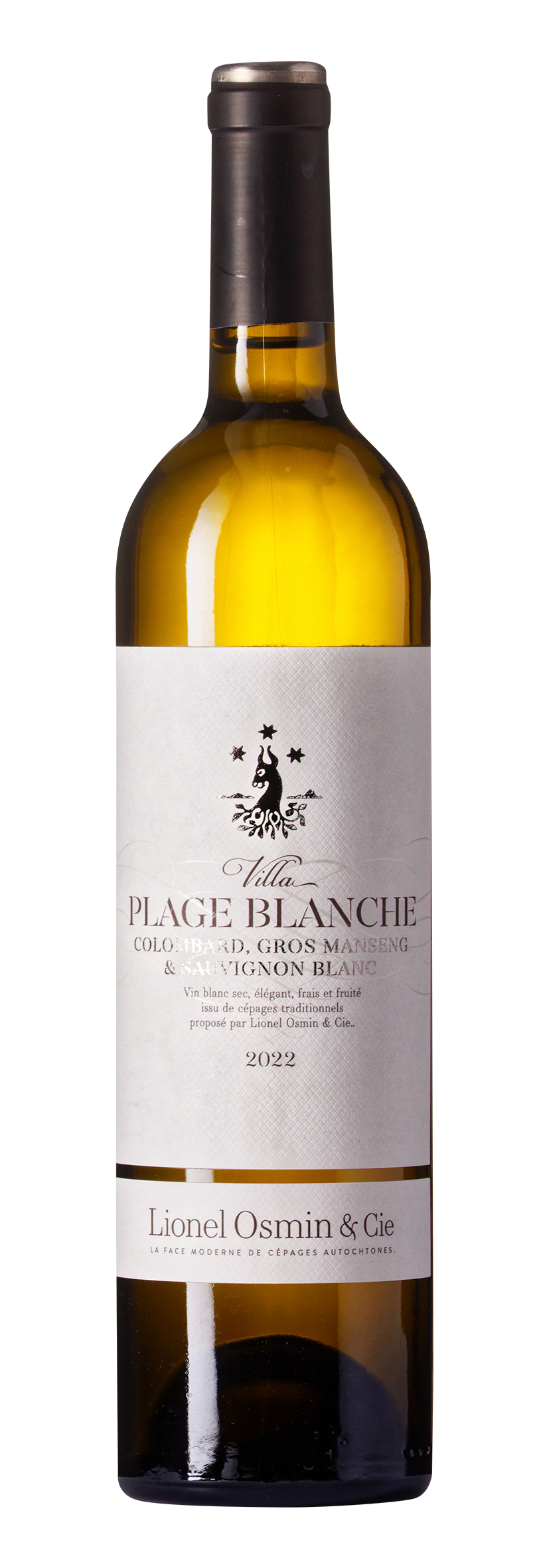 Côtes de Gascogne AOC Colombard, Gros Manseng, & Sauvignon Blanc Villa Plage Blanche 2022