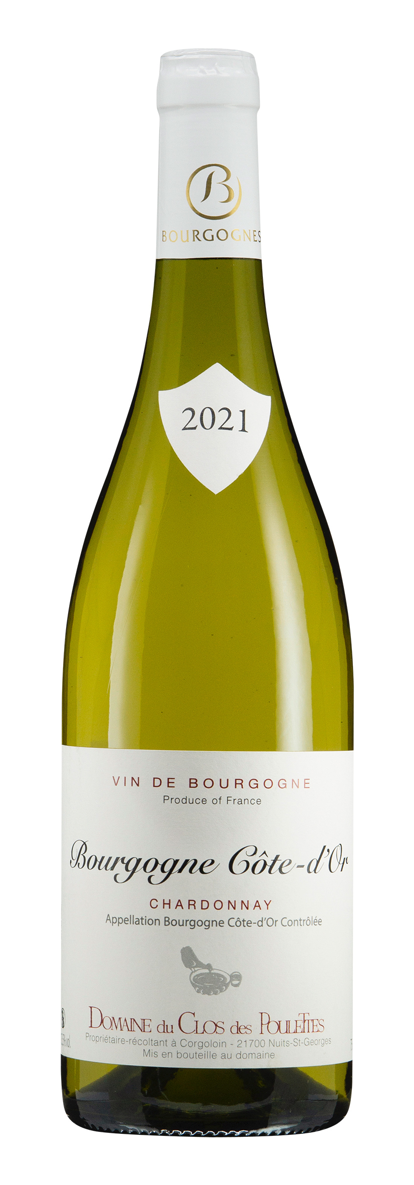 Bourgogne Côte d'Or AOC Chardonnay 2021
