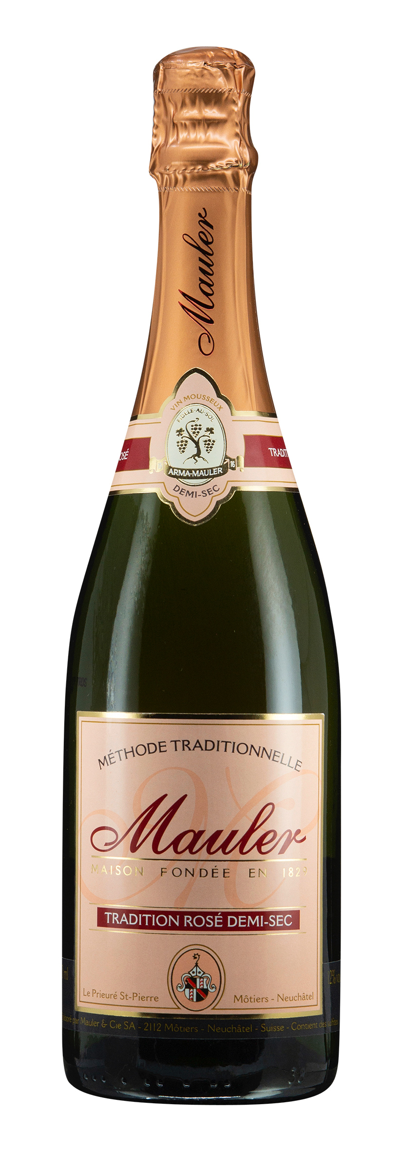 Neuchâtel AOC Tradition Rosé Demi-Sec 0