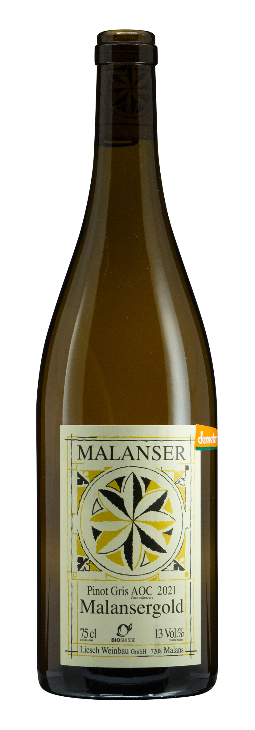 Graubünden AOC Pinot Gris Malansergold 2021