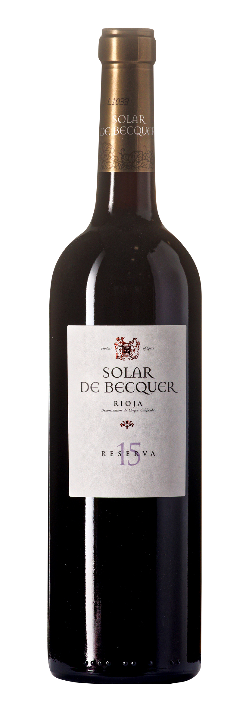 Rioja DOCa  Solar de Becquer Reserva 2015