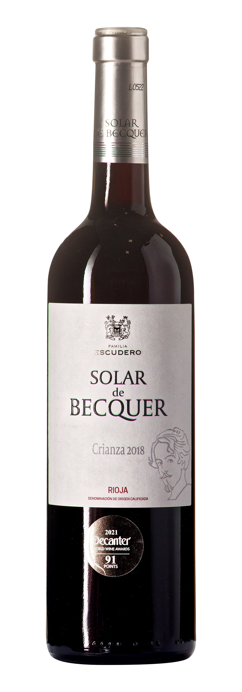 Rioja DOCa Solar de Becquer Crianza 2018