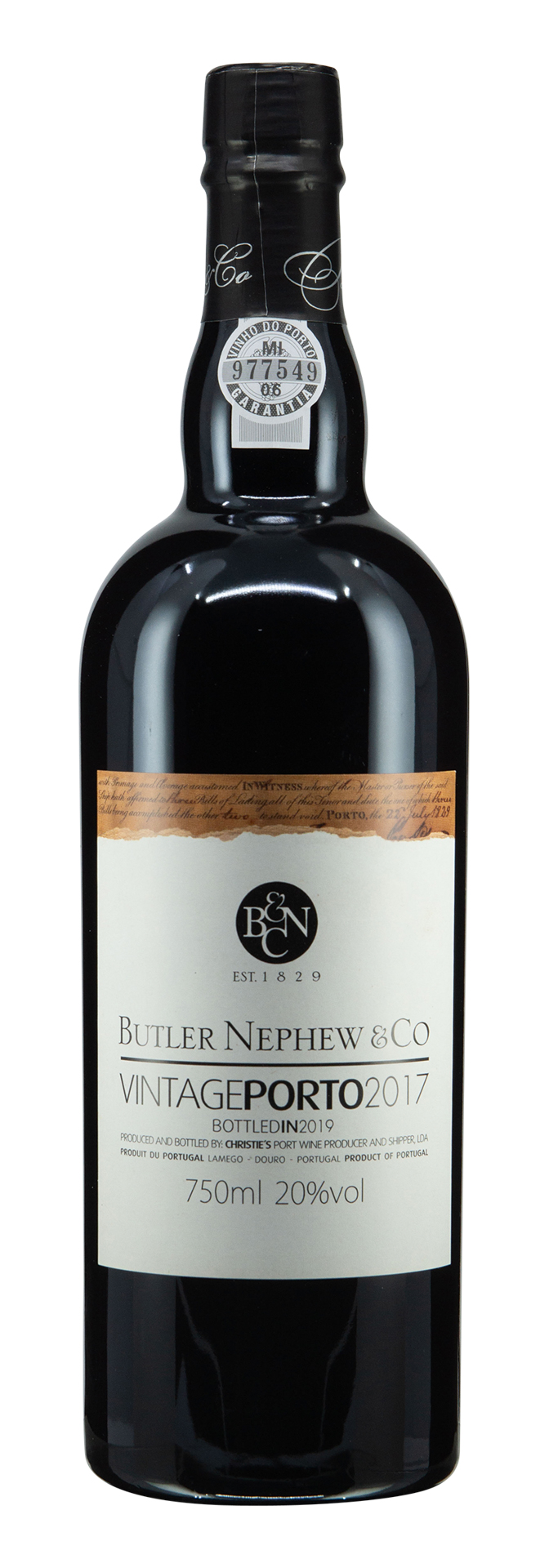 Butler Nephew & Co Vintage Porto 2017