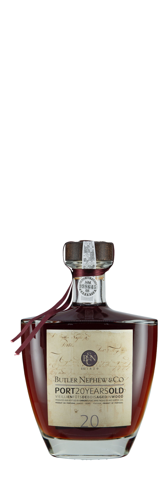 Butler Nephew & Co 20 Years Old Port 0