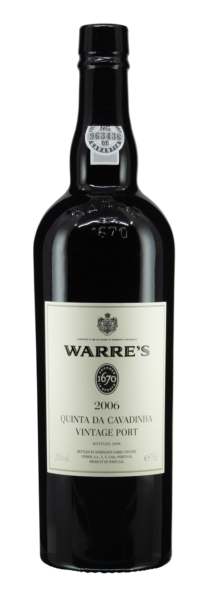 Warre’s Quinta de Cavadinha Vintage Port 2006