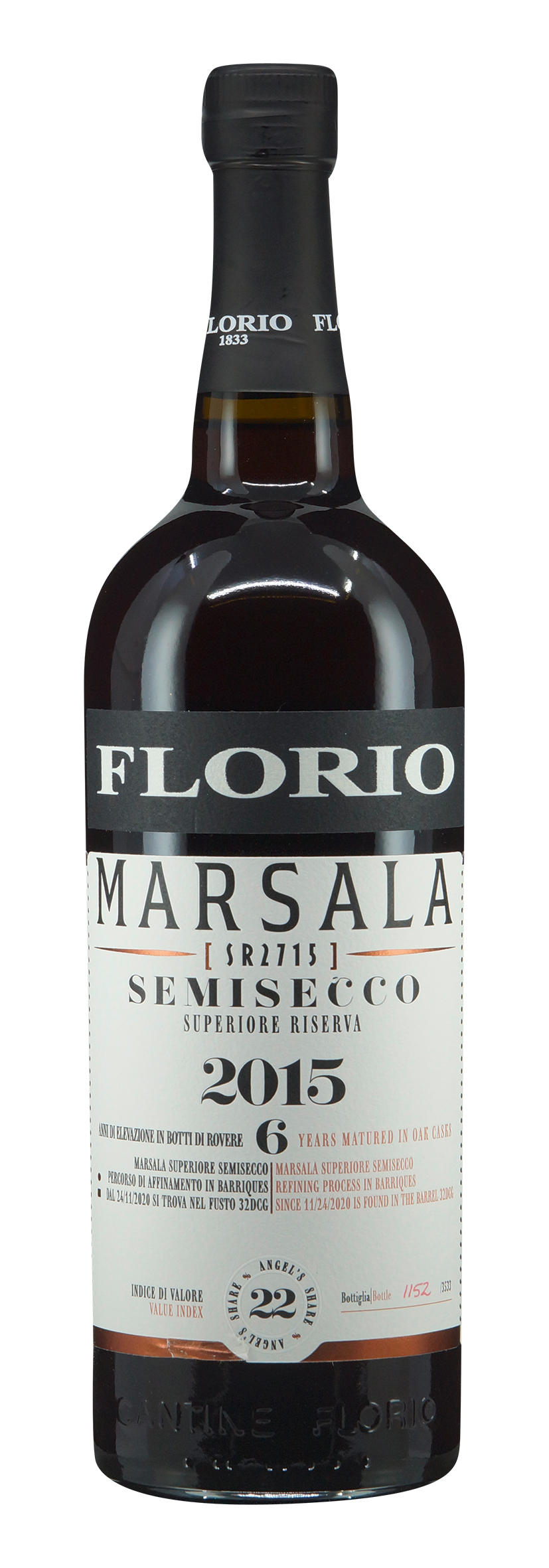 Marsala DOC Semisecco Superiore Riserva 6 Years 2015