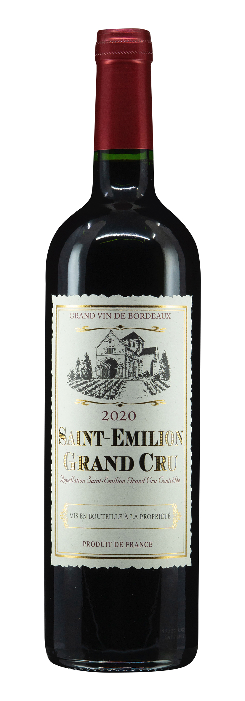 Saint-Emilion AOC Grand Cru Grand Vin de Bordeaux 2020