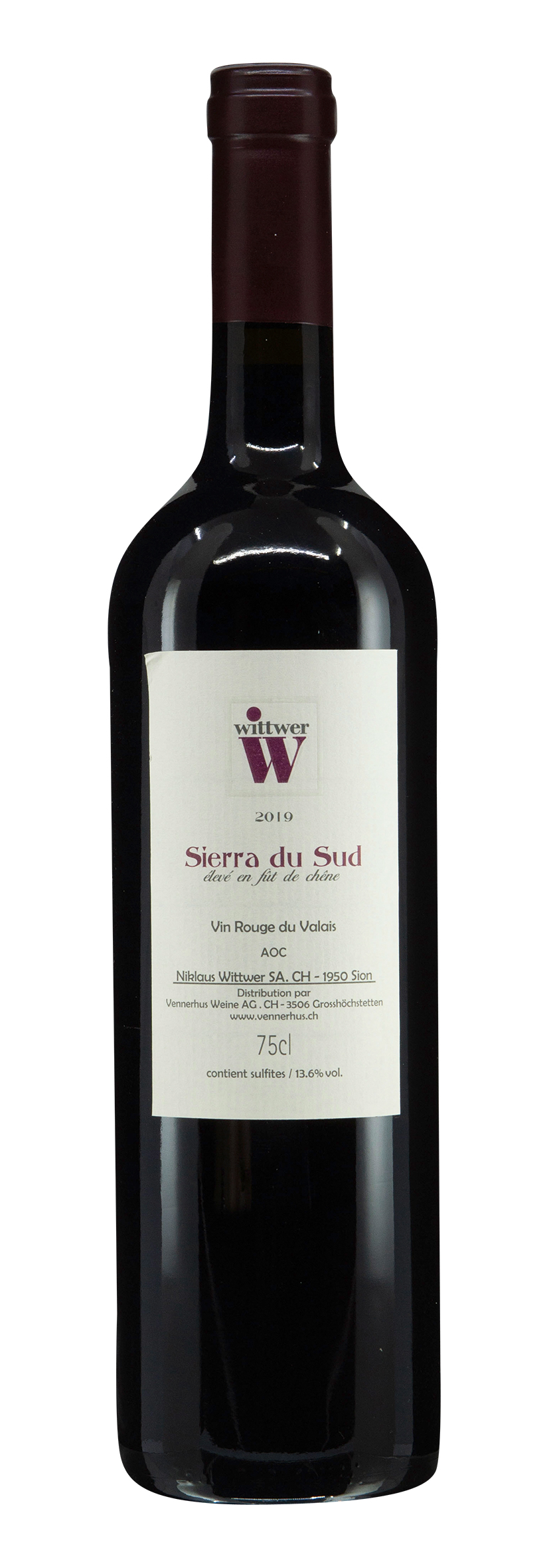 Valais AOC Syrah Sierra du sud 2019