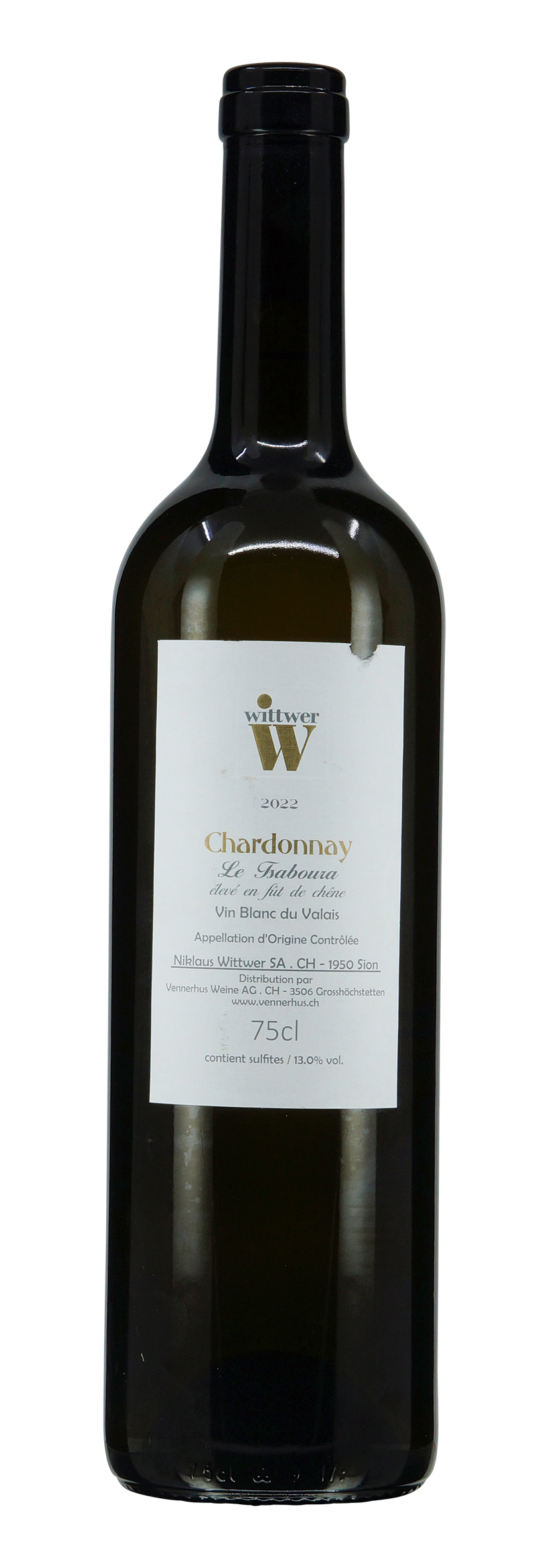 Valais AOC Chardonnay Tsaboura 2022